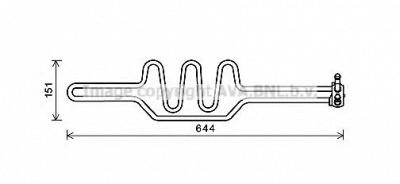AVA QUALITY COOLING bw3469 -  Масляный радиатор, рулевое управление